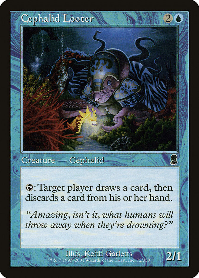 mtg cephalid cards Cephalid Looter [Odyssey]