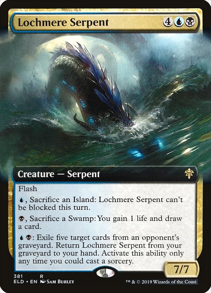 Lochmere Serpent (Extended Art) [Throne of Eldraine]