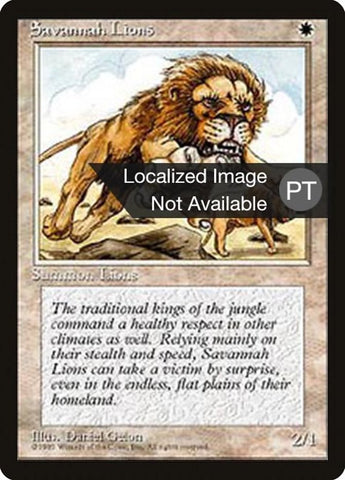 Savannah Lions [Fourth Edition (Foreign Black Border)]