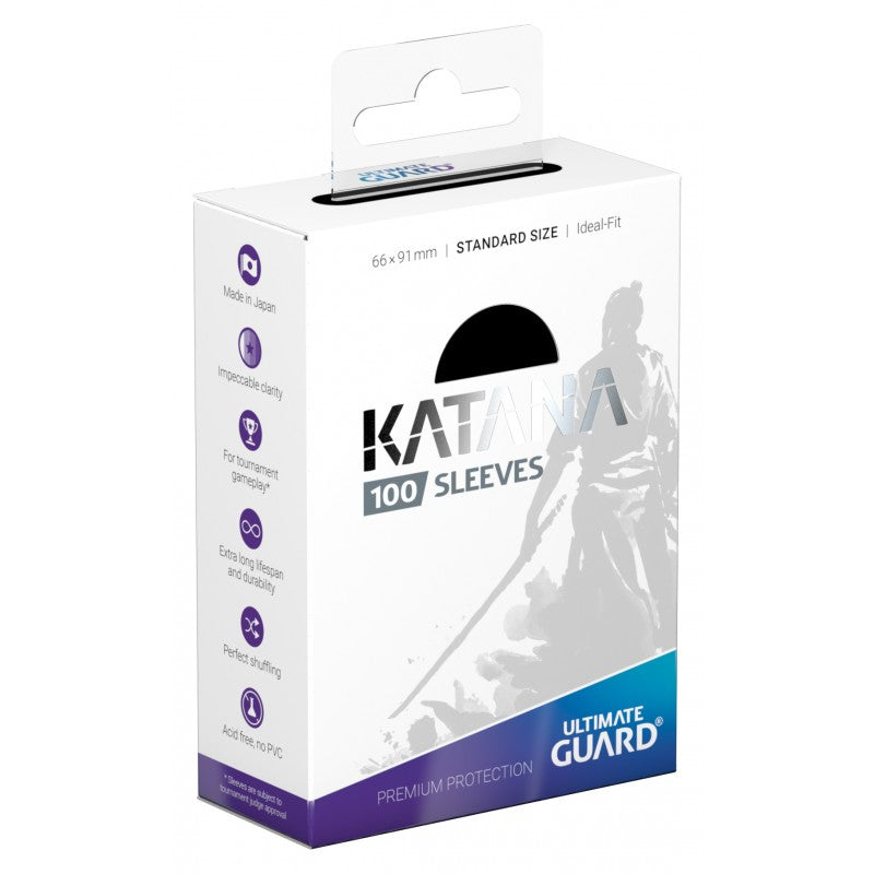 Ultimate Guard Katana Sleeves - Black 100 count