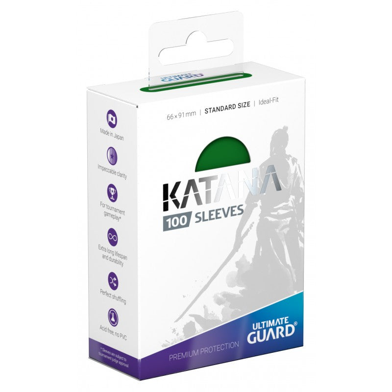 Ultimate Guard Katana Sleeves - Green 100 count